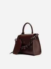 Bolsa Satchel Marsala Iara Média A 50023 0477 0108 Arezzo
